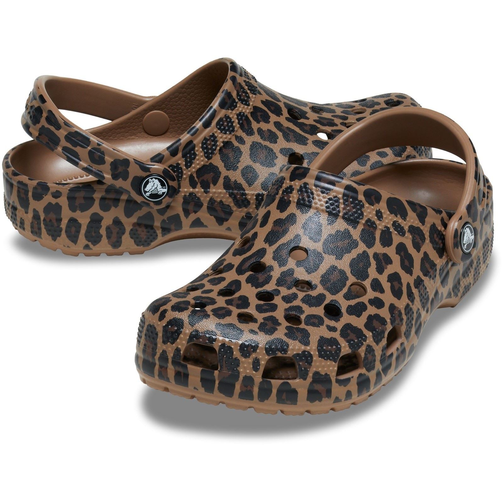 Crocs Classic Animal Sabots Sepia/Leopard En Eva Pour Femmes