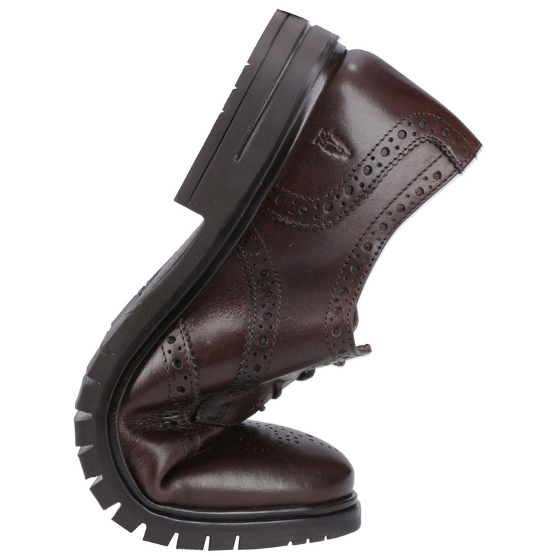 Hush Puppies Santiago Chaussures Brogues Marron En Cuir Pour Hommes