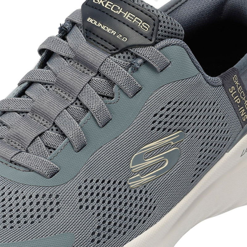 Skechers Bounder 2.0 Emerged Baskets Grises Pour Hommes