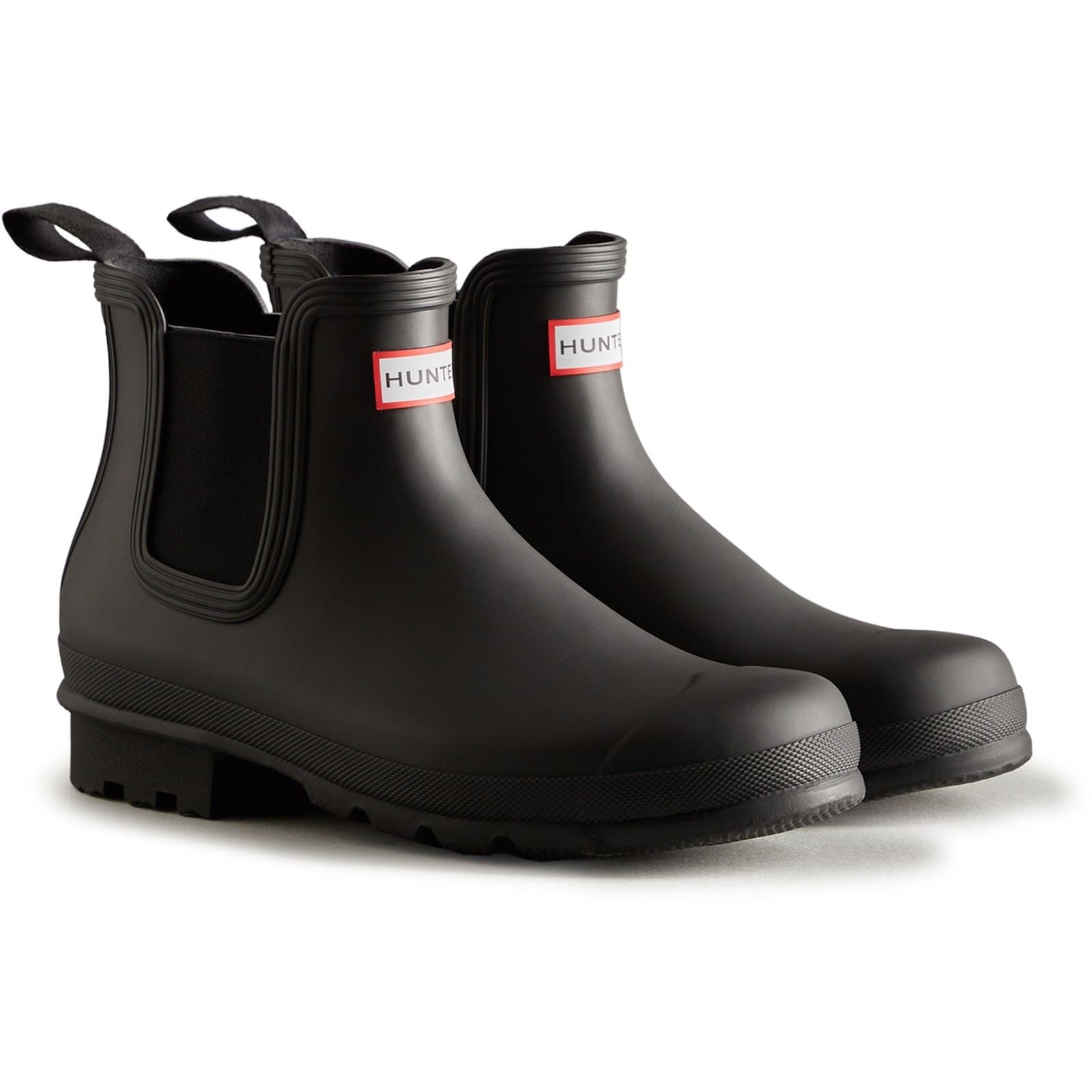 Hunter Original Chelsea Bottes En Caoutchouc Noires Pour Homme