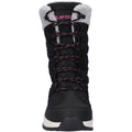 Hi-Tec Sophia Bottines D'hiver Pour Femmes En Nylon Noir Jet/fuchsia Festival