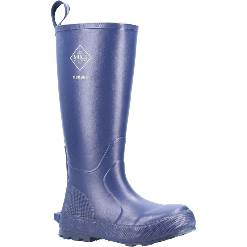 Muck Boots Mudder Tall Bottes En Caoutchouc Bleu Marine.