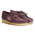 Clarks Originals Wallabee Chaussures Violettes Pour Femmes En Suède