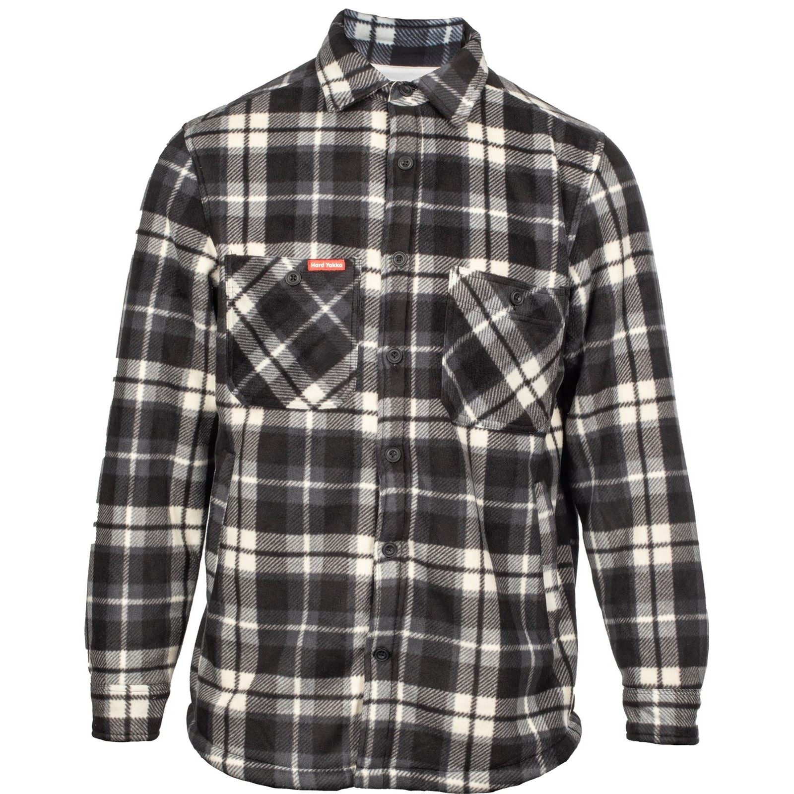 Hard Yakka Sherpa Veste En Polaire Grise Pour Homme