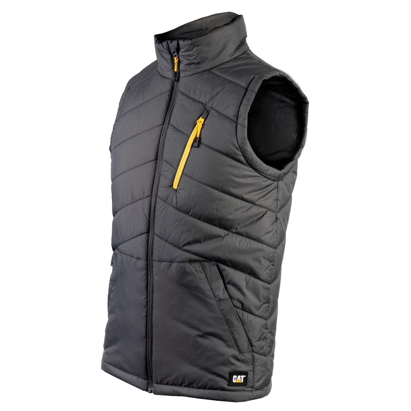 Caterpillar Essentials Body Warmer Gilets Noirs Pour Hommes