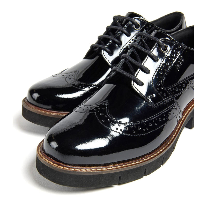 Pod Kacey Chaussures Brogues Noires Pour Femmes En Cuir