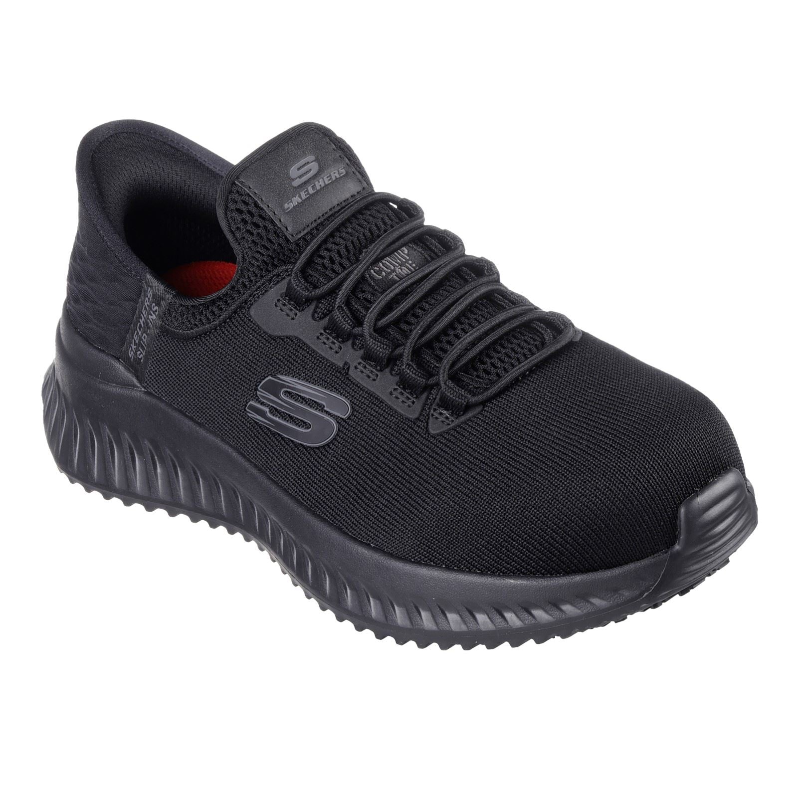 Skechers Workwear Tilido Ombray Basket De Sécurité Pour Femmes En Mesh Noires