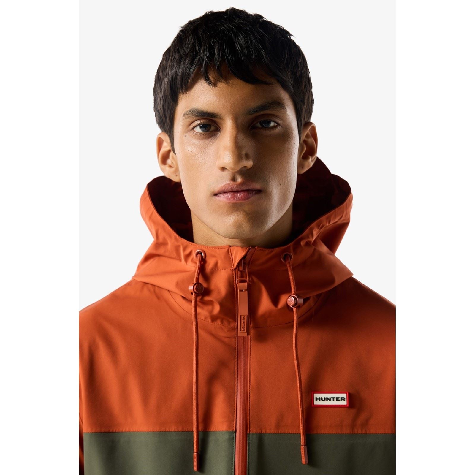 Hunter Original Mens Block Waterproof Veste De Pluie Rouge Pour Homme