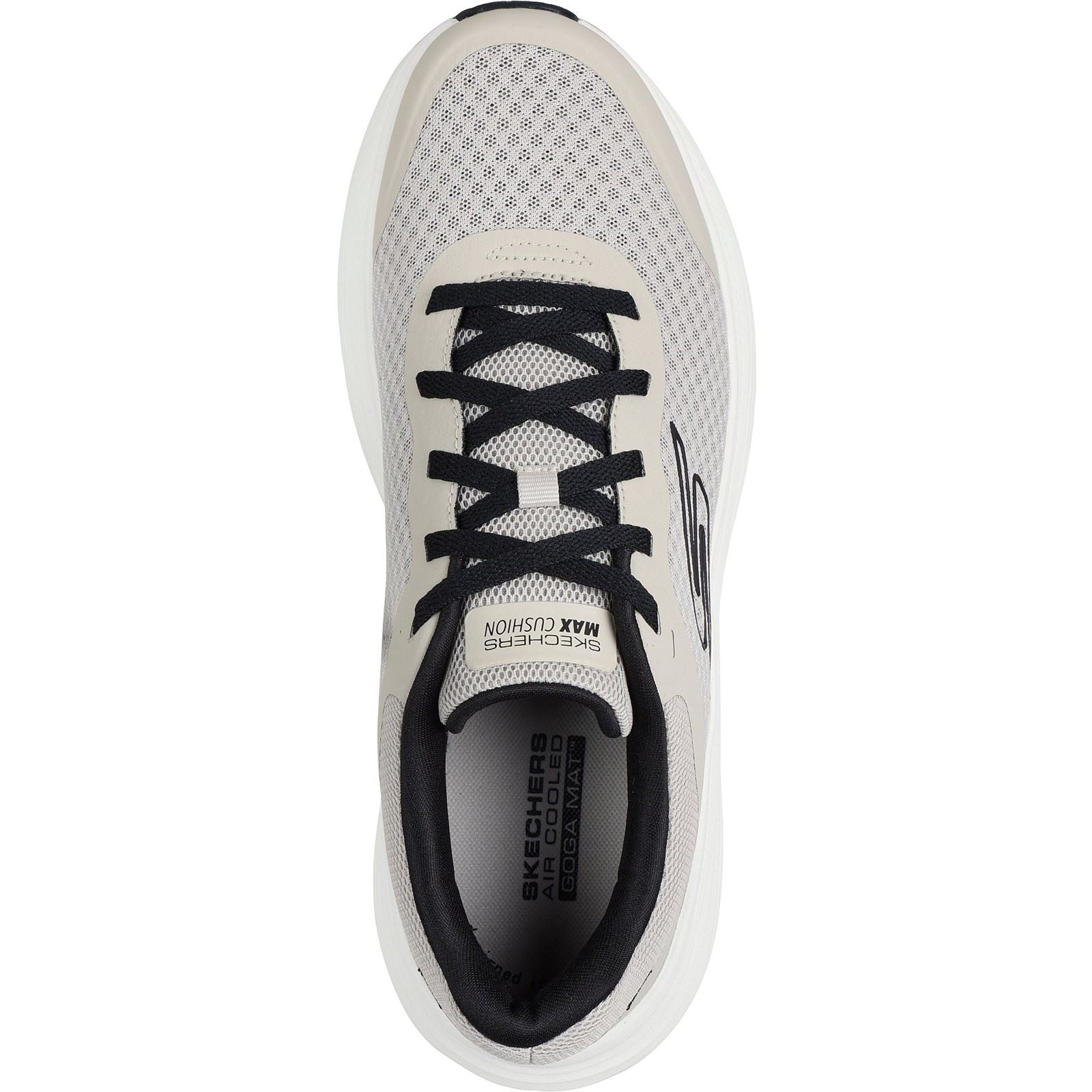 Skechers Performance Max Cushioning Endeavour Baskets Pour Hommes En Taupe/Noir