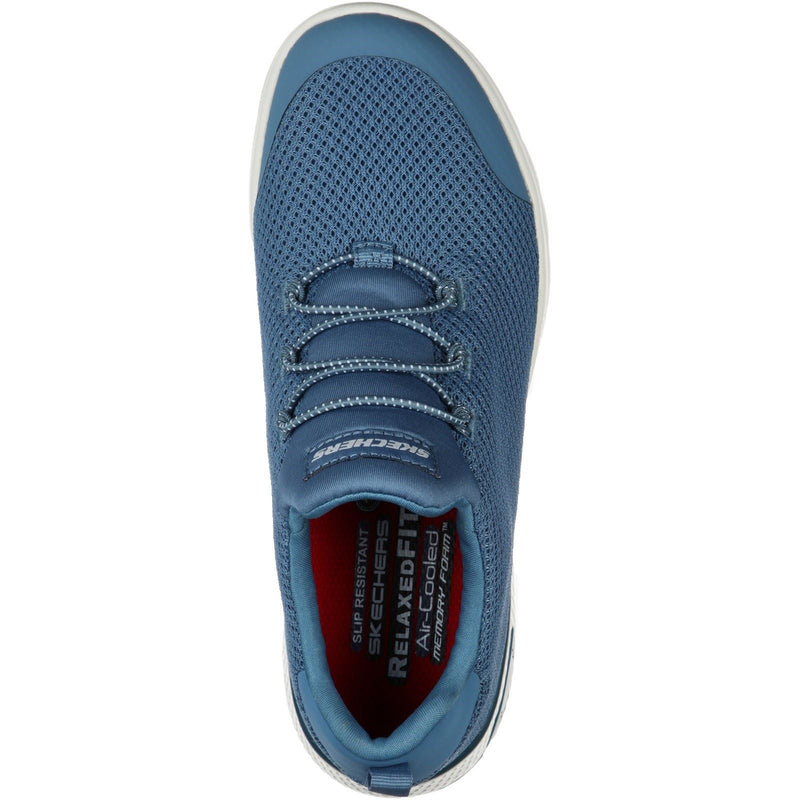 Skechers Workwear Marsing - Waiola SR Baskets Pour Femmes En Maille Bleue