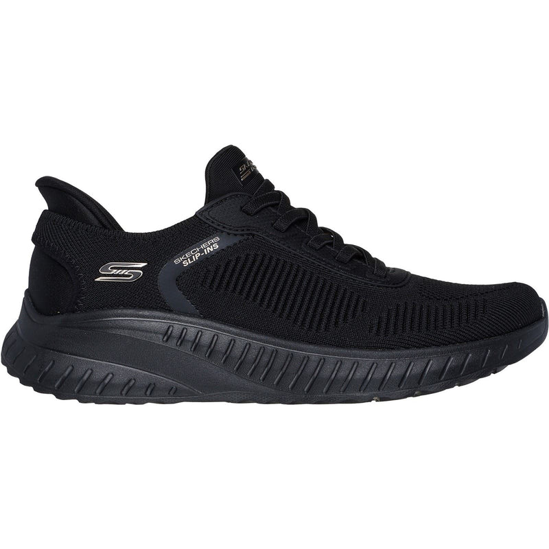 Skechers BOBS Sport Squad Chaos Sneakers Noires Pour Femmes En Textile