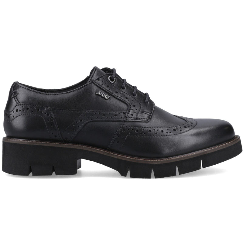 Pod Kacey Chaussures Brogues Noires Pour Femmes En Cuir