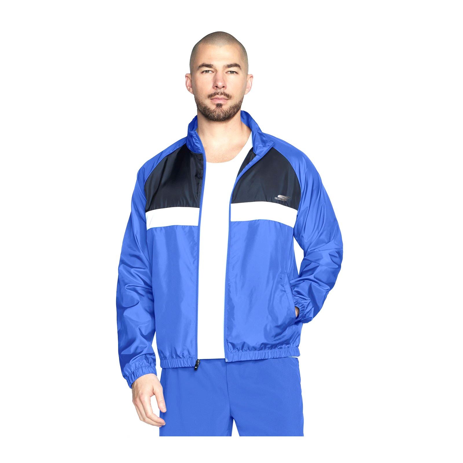 Skechers Performance Speed Elite Vestes De Piste Bleues Pour Hommes
