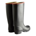 Hunter Argyll Full Knee Bottes En Caoutchouc Noires Wellington