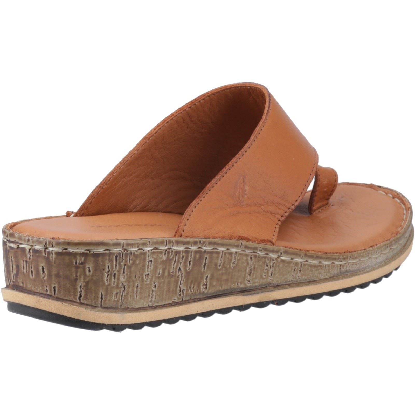 Hush Puppies Elissa Toepost Sandales Pour Femmes En Daim Suédois Beige