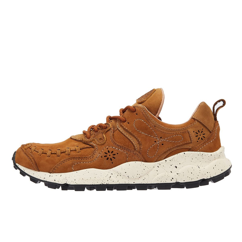 Flower Mountain Baskets Homme En Daim Marron Yamano