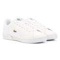 Lacoste Carnaby Cup Baskets Blanches En Cuir Pour Hommes