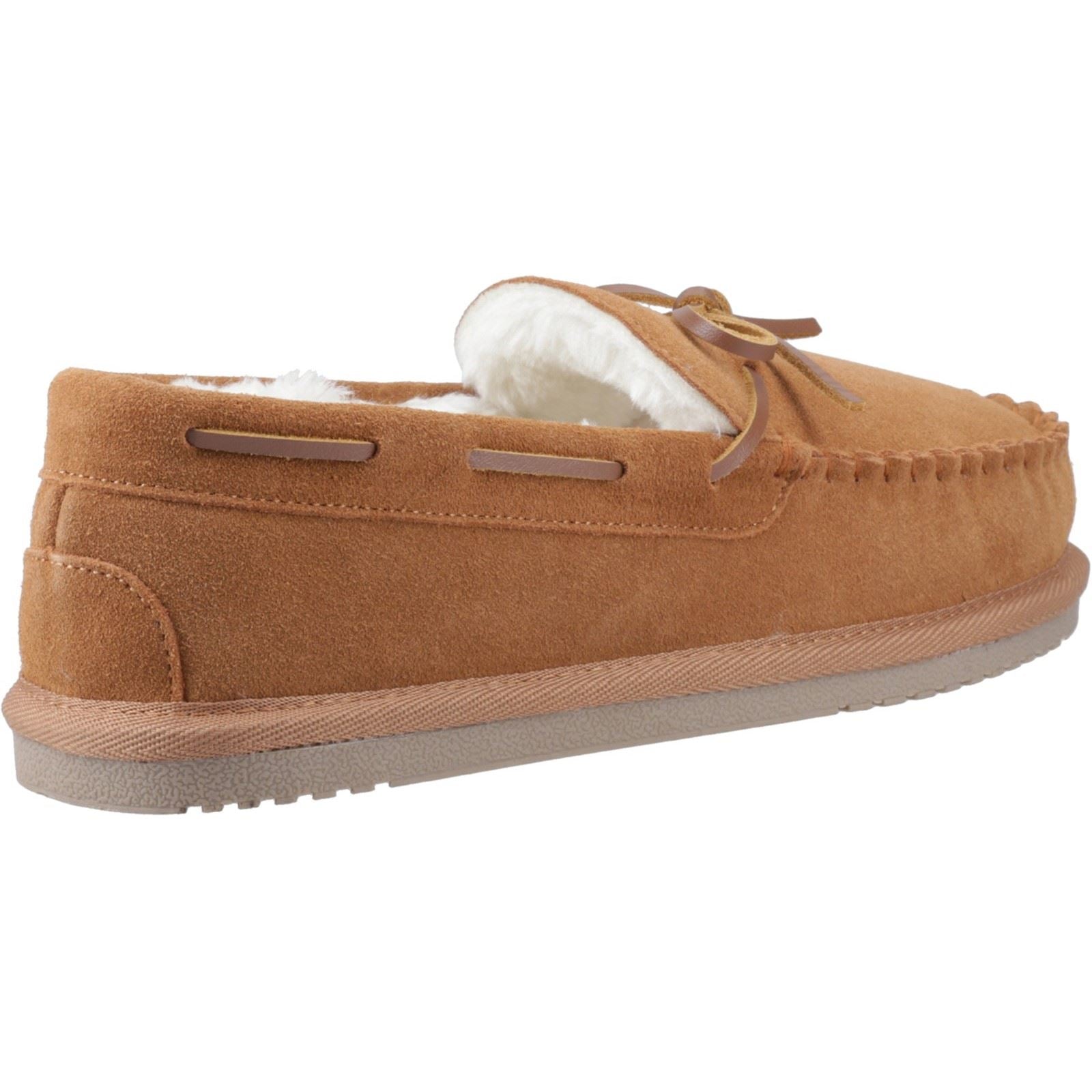 Hush Puppies Abraham Chaussons En Daim Pour Homme Couleur Marron Clair