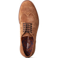 Base London Hatfield Chaussures Richelieu En Cuir Pour Hommes De Couleur Gingembre