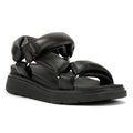FitFlop Gen-FF Soft Sandales Noires Pour Femmes En Cuir