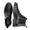 Geox Spherica EC1 C Tumble Bottes Noires En Cuir Pour Hommes