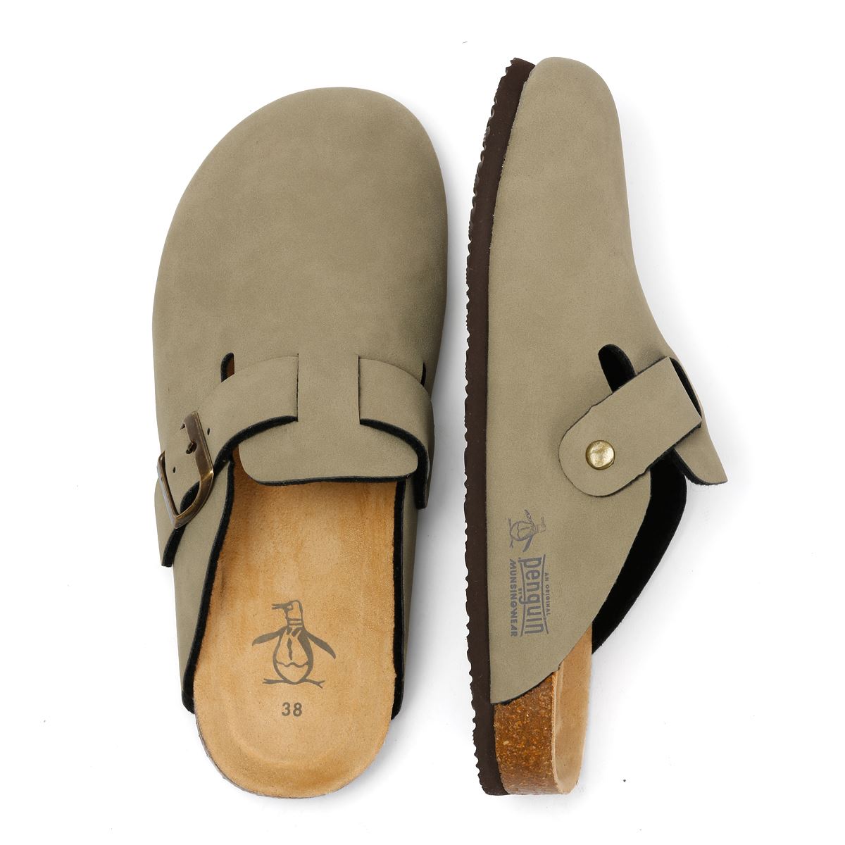 Penguin Poppy Mules Beiges Pour Femmes