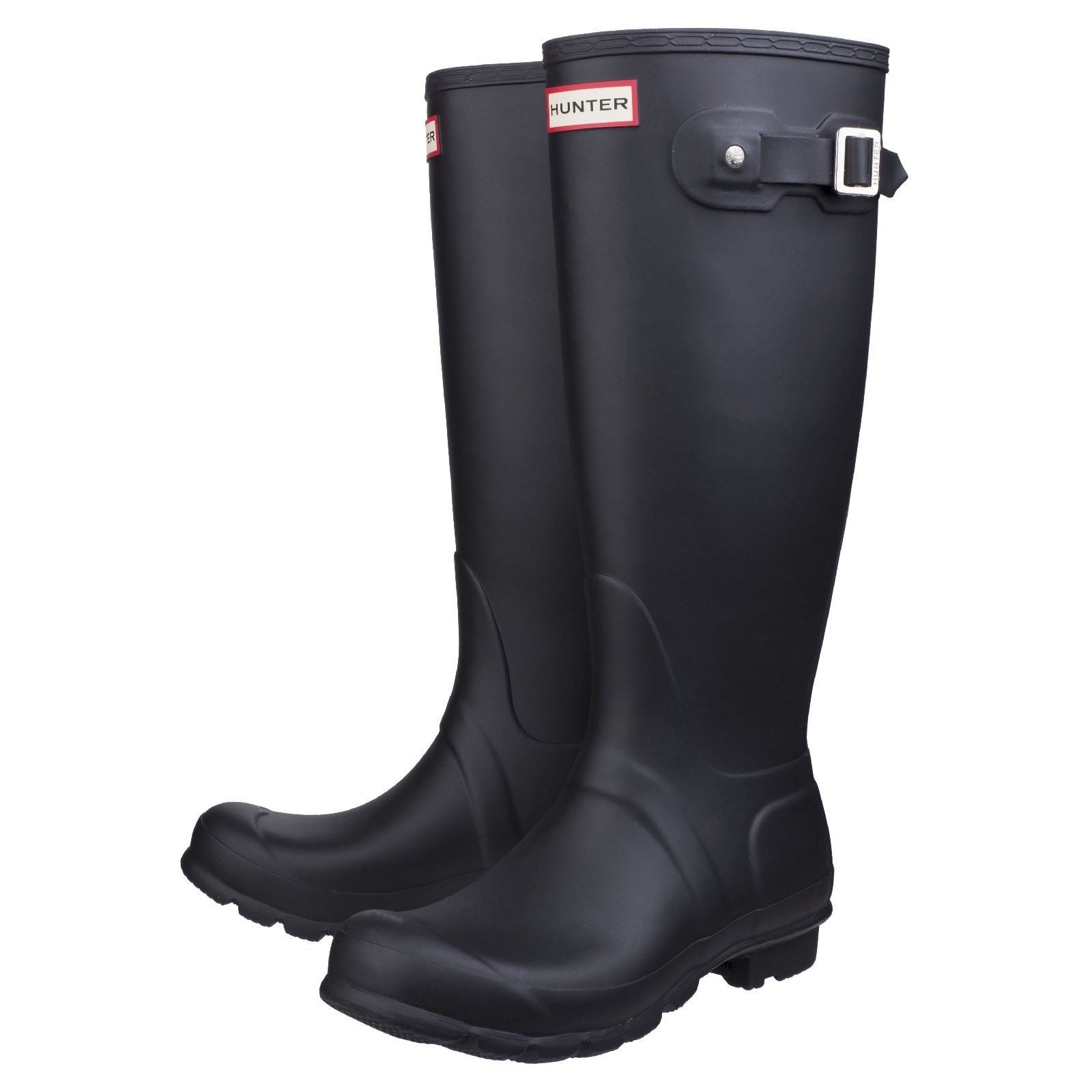 Hunter Original Tall Bottes En Caoutchouc Pour Femmes, Noires