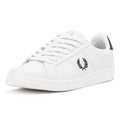 Fred Perry Cupsole Baskets Blanches En Cuir Pour Hommes
