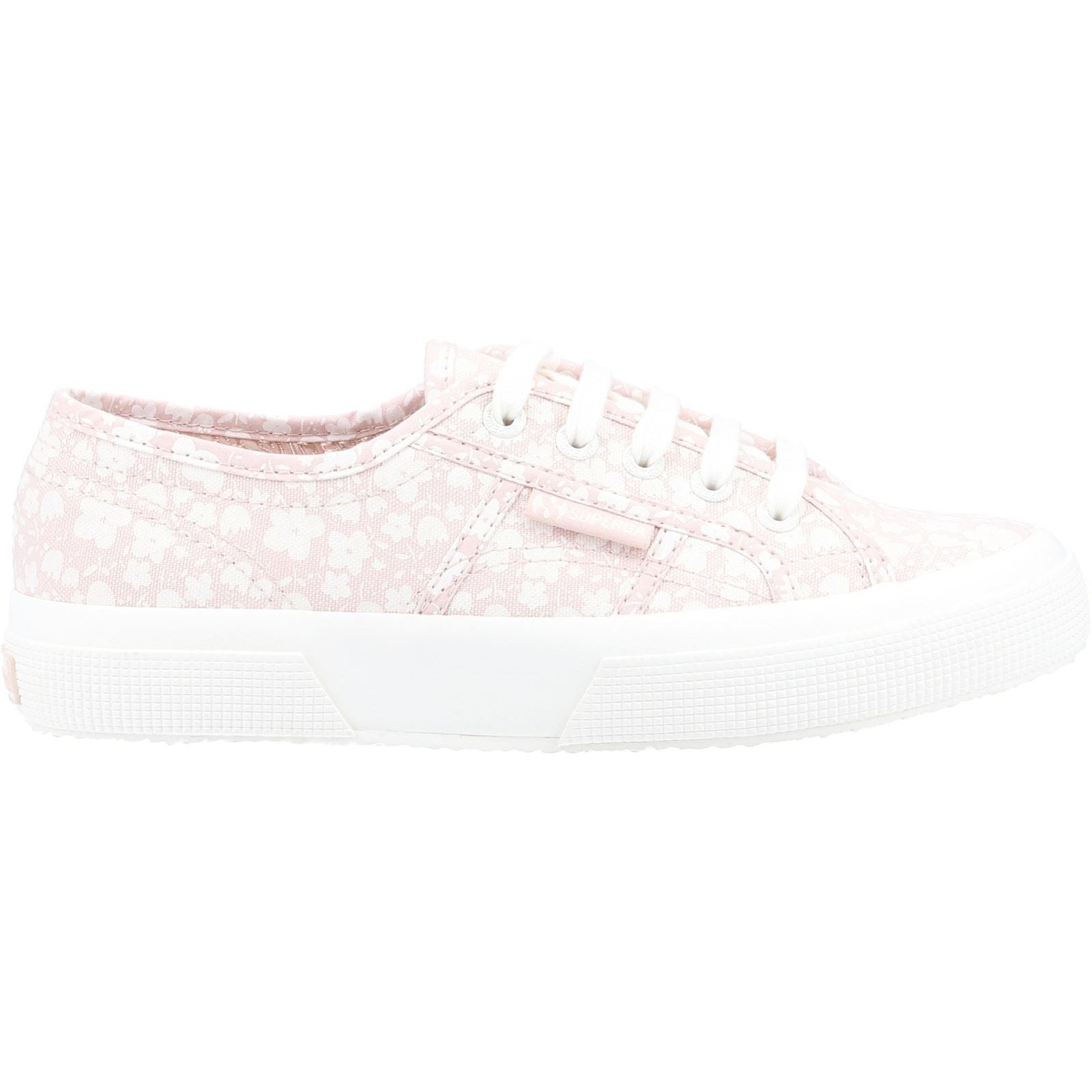 Superga 2750 Print Baskets Pour Femmes En Coton 100 % Rose/Blanc