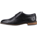 Hush Puppies Damien Lace Up Chaussures En Cuir Noir À Lacets Pour Hommes