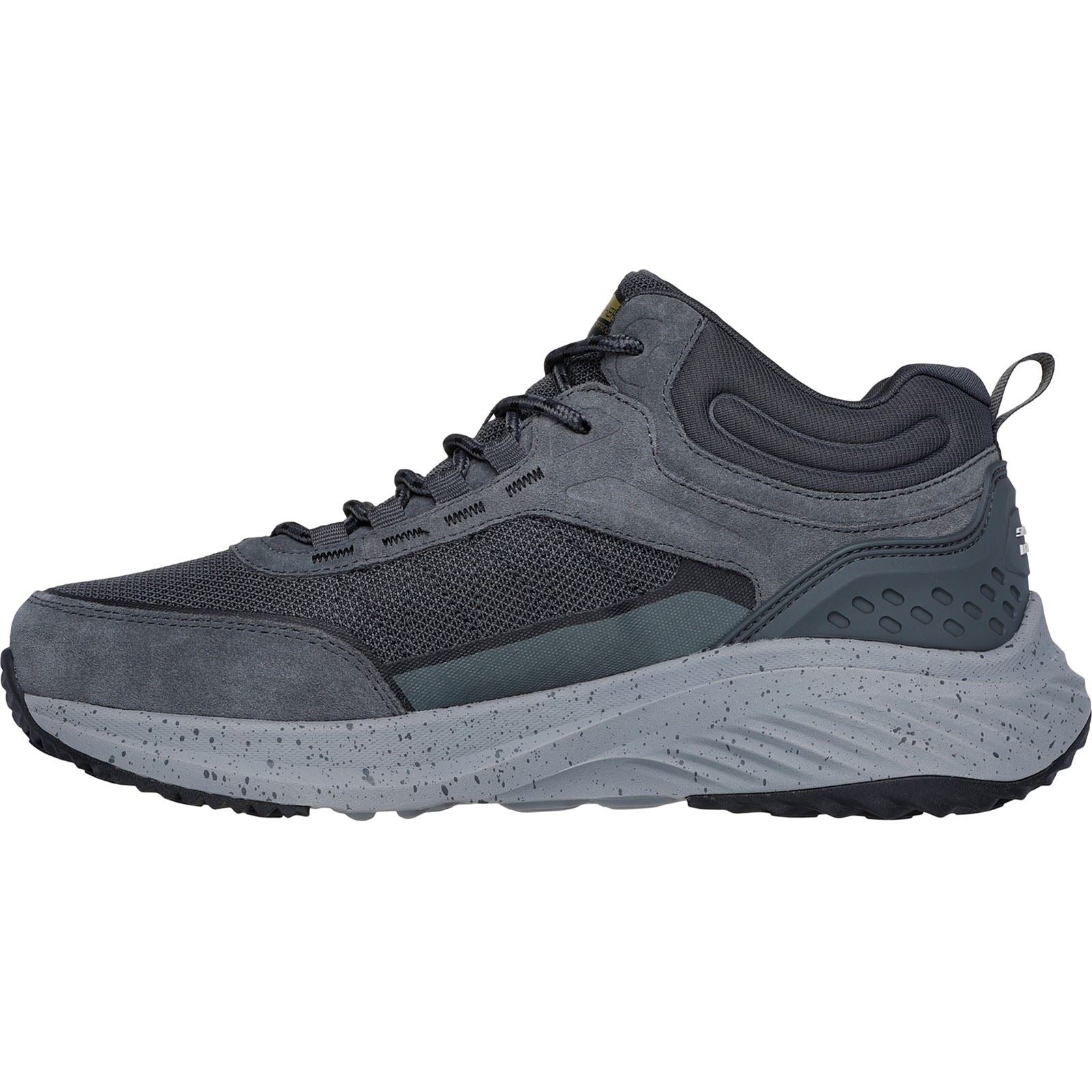 Skechers Bounder Rse Bottes De Randonnée En Cuir Pour Hommes, Charbon/Lime