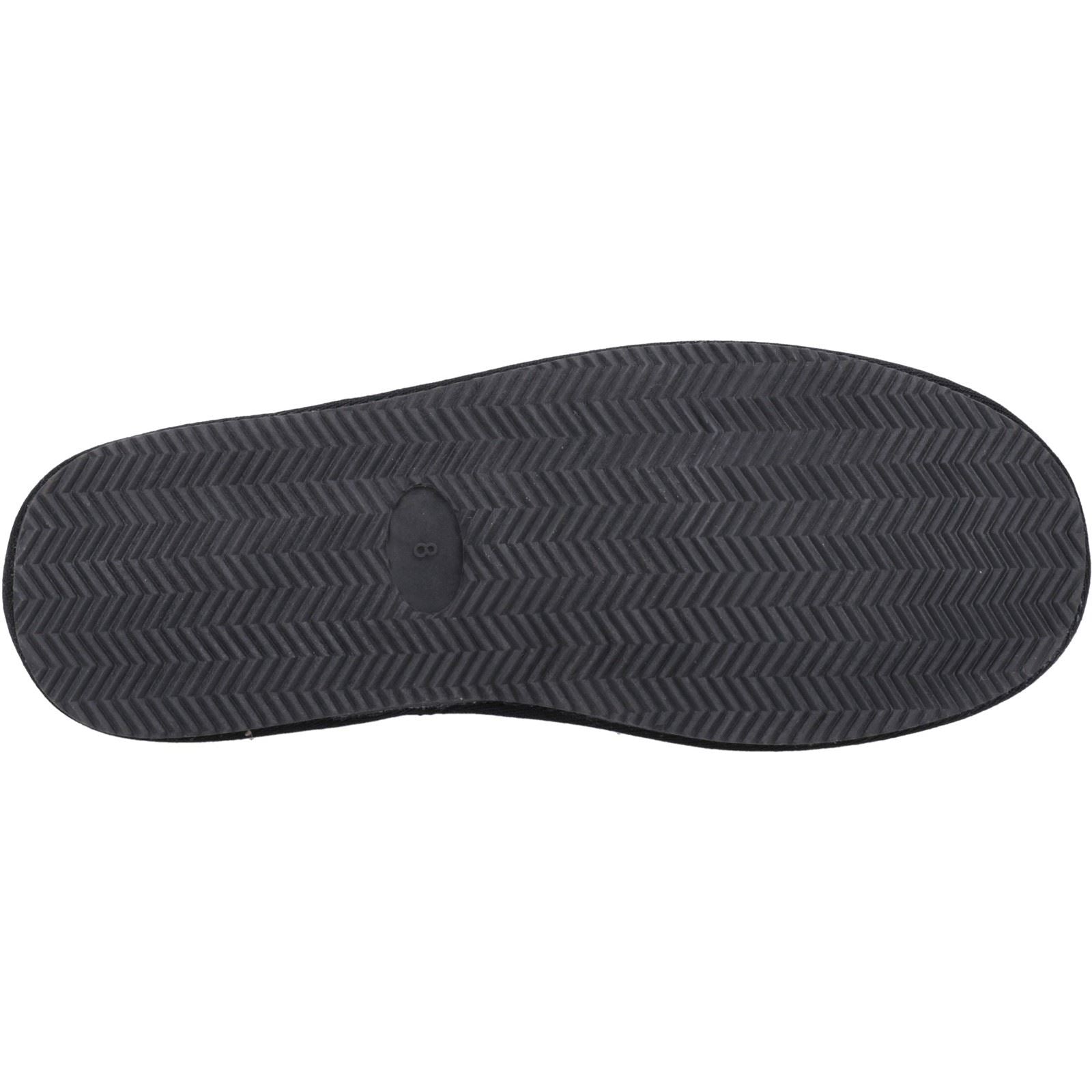 Hush Puppies Charles Chaussons Noirs Pour Hommes En Suède