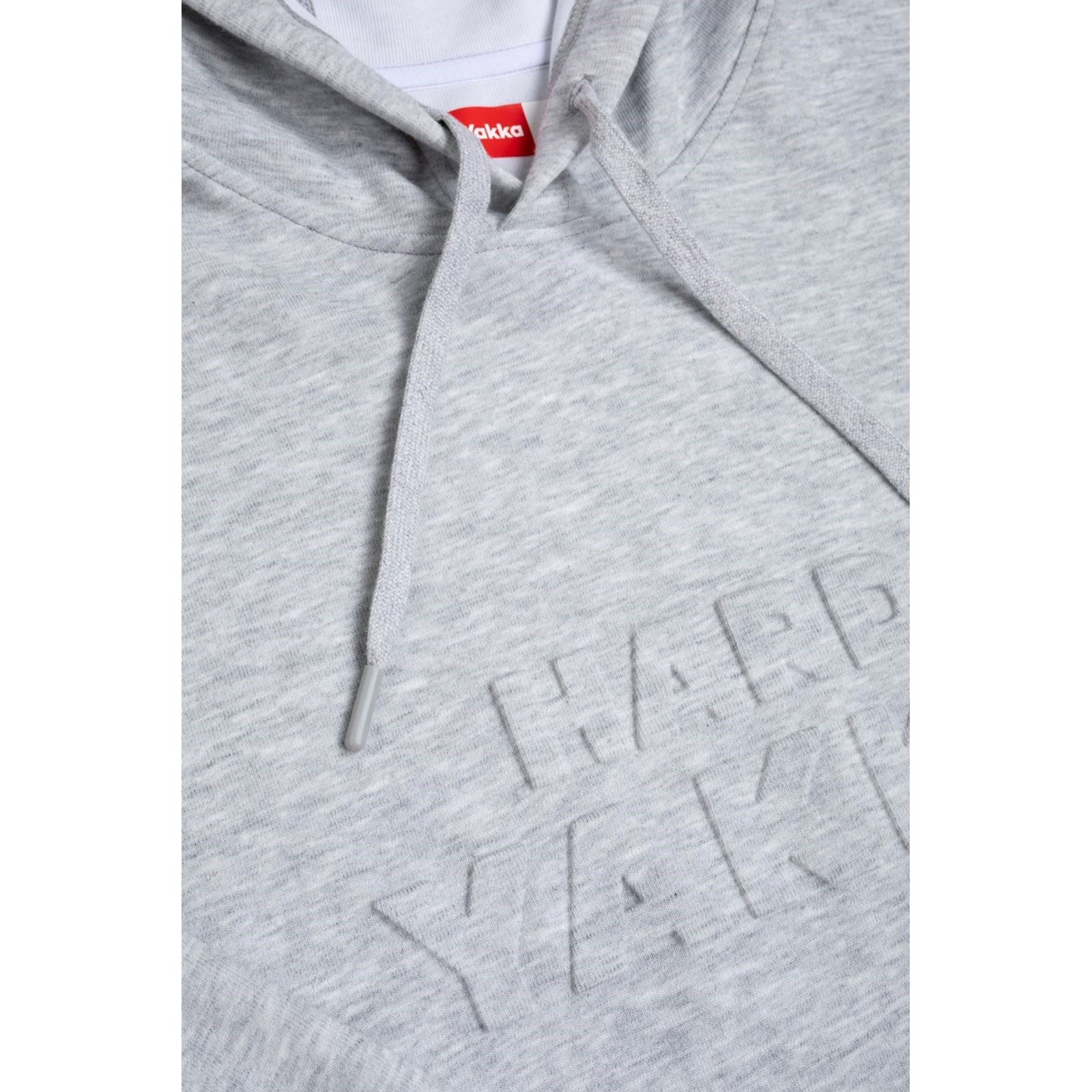 Hard Yakka Embossed Pullover Sweat À Capuche Gris En Coton Pour Homme