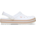 Crocs Crocband Sabots En Caramel Blanc/Rose En Thermoplastique