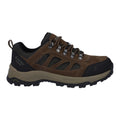 Hi-Tec Bandera Expedition Low Chaussures De Randonnée Pour Homme En Cuir Brun Fumé/kaki