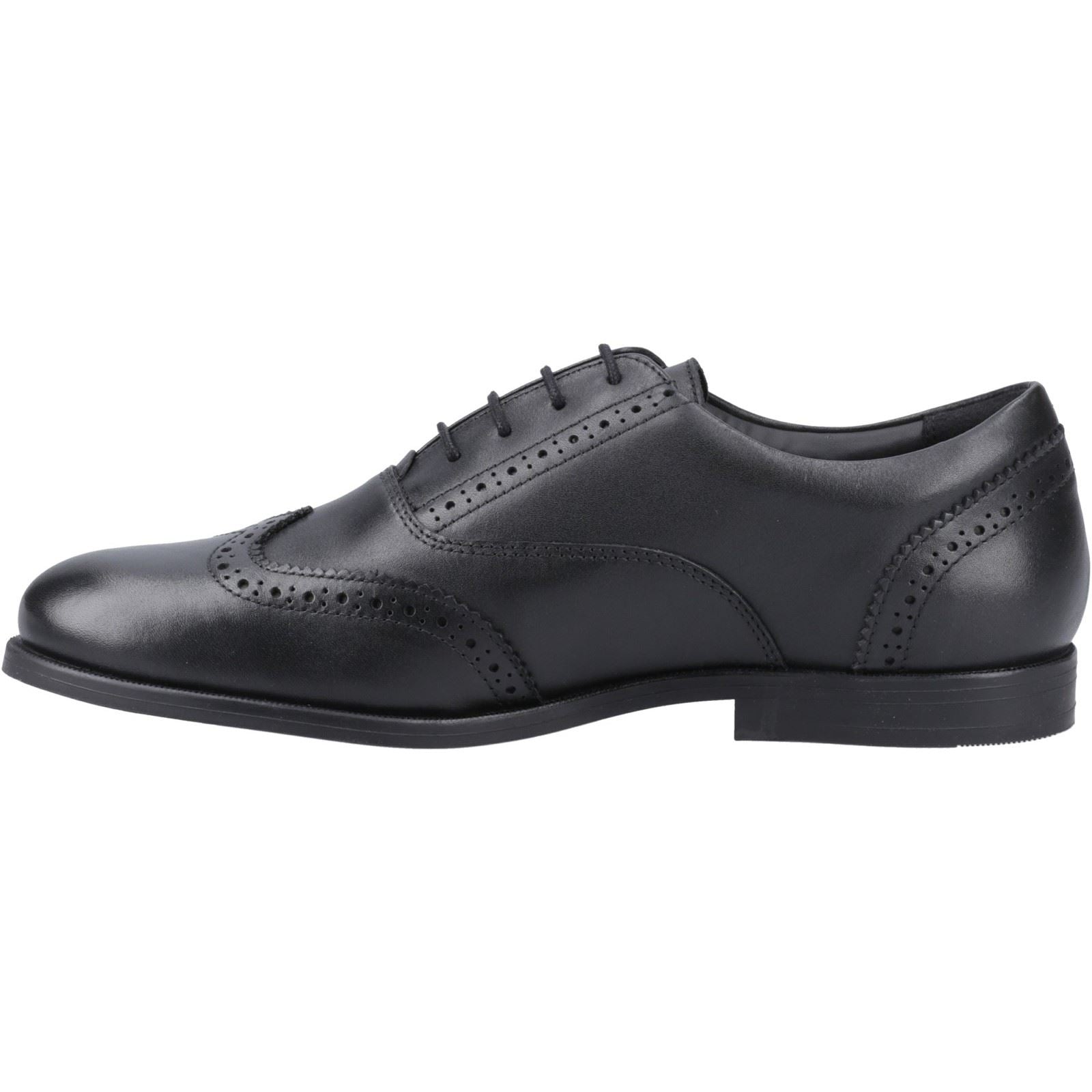 Pod Lee Chaussures Plates Noires Pour Filles En Cuir