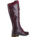 Hush Puppies Rudy Bottes En Daim Bordeaux Pour Femmes
