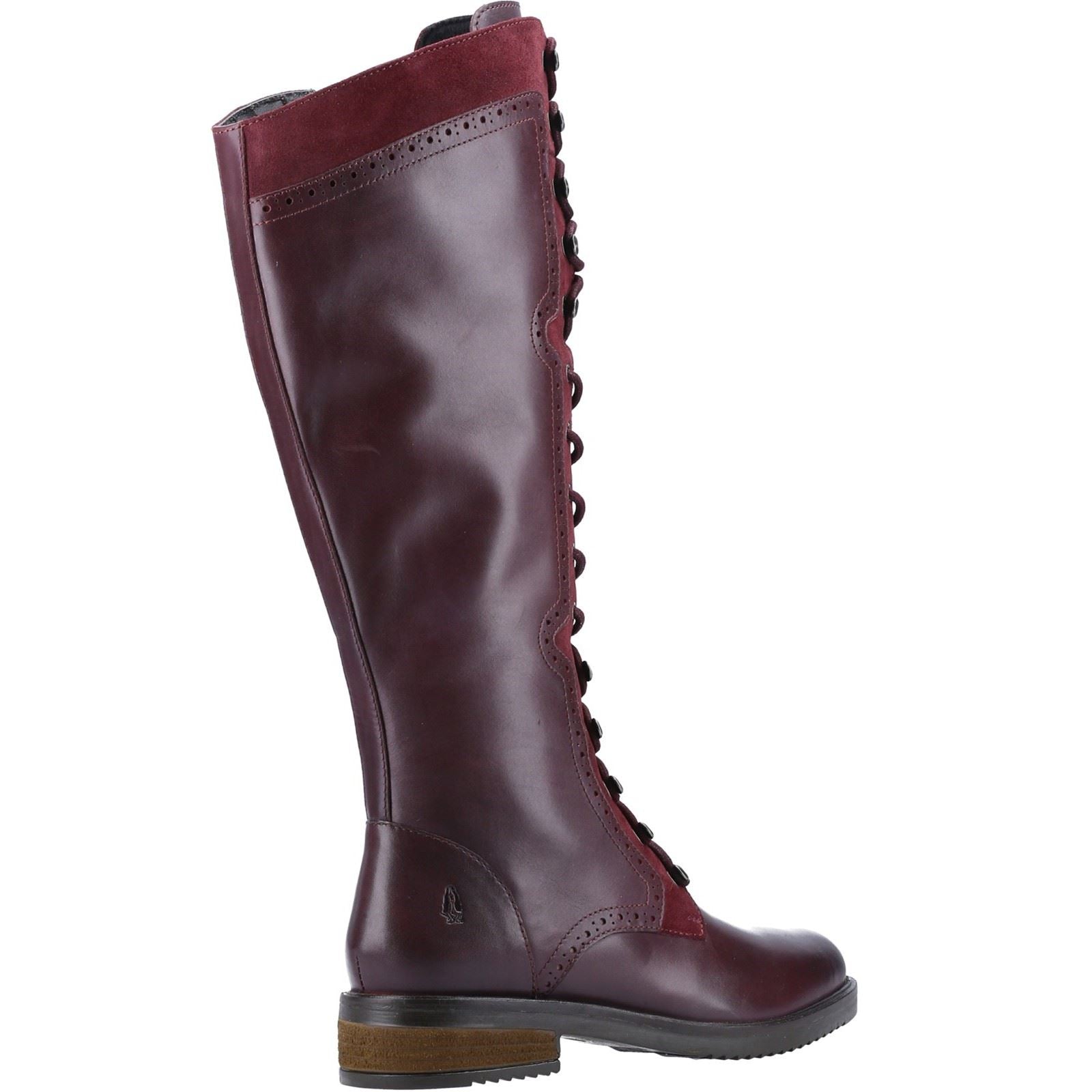 Hush Puppies Rudy Bottes En Daim Bordeaux Pour Femmes
