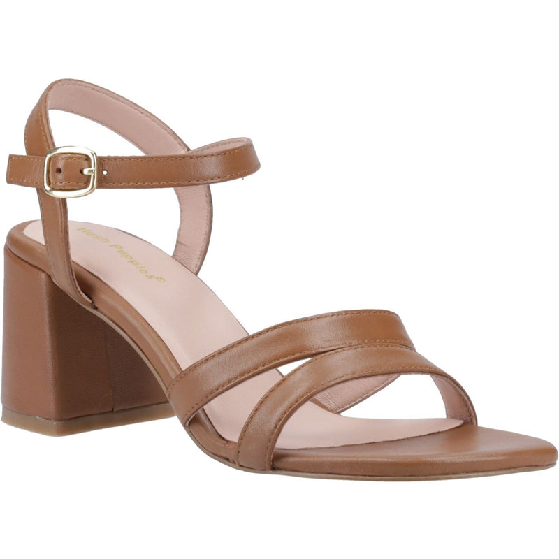 Hush Puppies Nalani Sandales En Cuir Pour Femme Couleur Tan