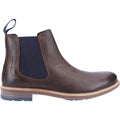 Hush Puppies Justin Chelsea Bottes En Cuir Marron Pour Hommes