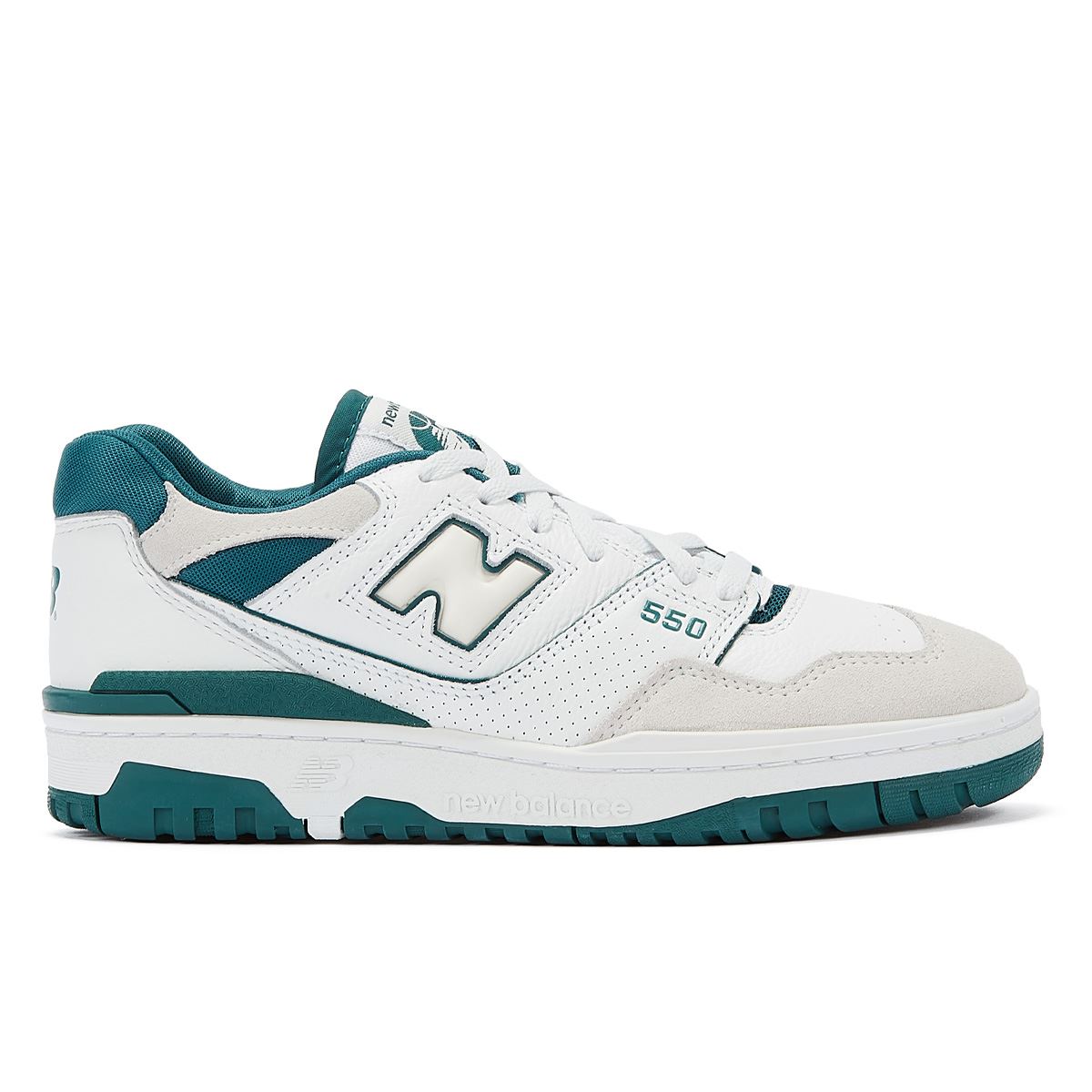 New Balance 550 Baskets Blanches/Vertes