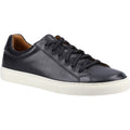 Hush Puppies Colton Baskets Noires En Cuir Pour Hommes