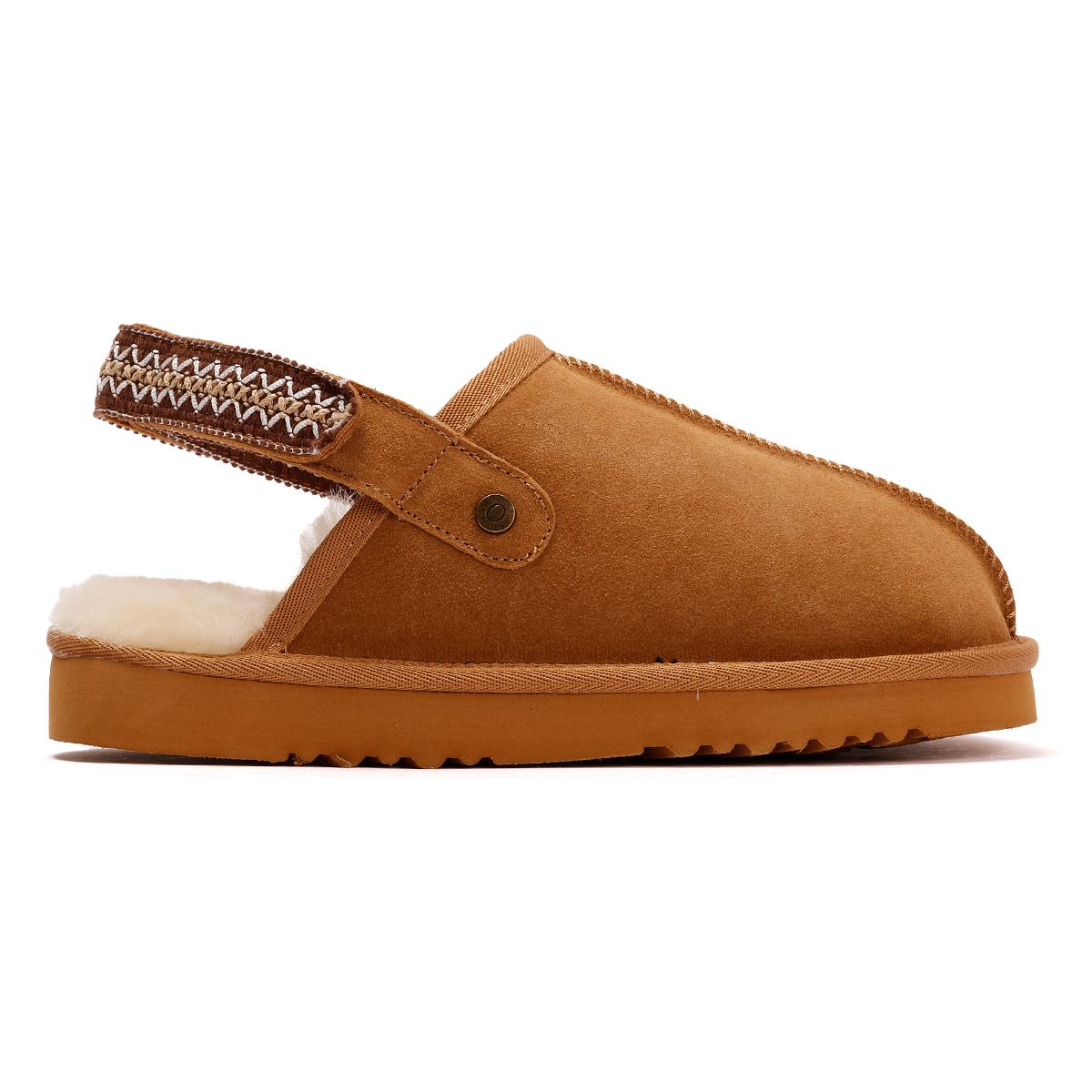 Osprey London The Constellation Chaussons En Suède Pour Femmes Marron