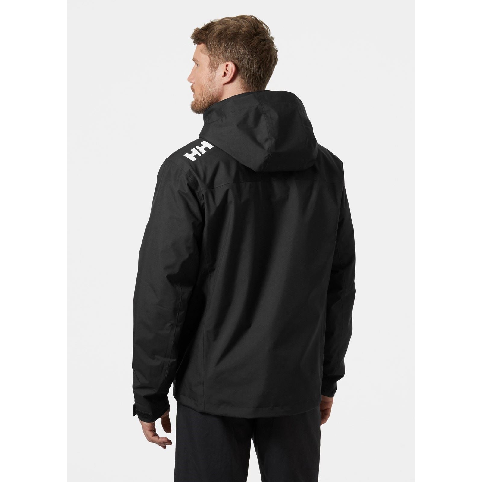 Helly Hansen Sport Crew Hooded Midlayer Sailing 2.1 Veste De Navigation Noire Pour Homme