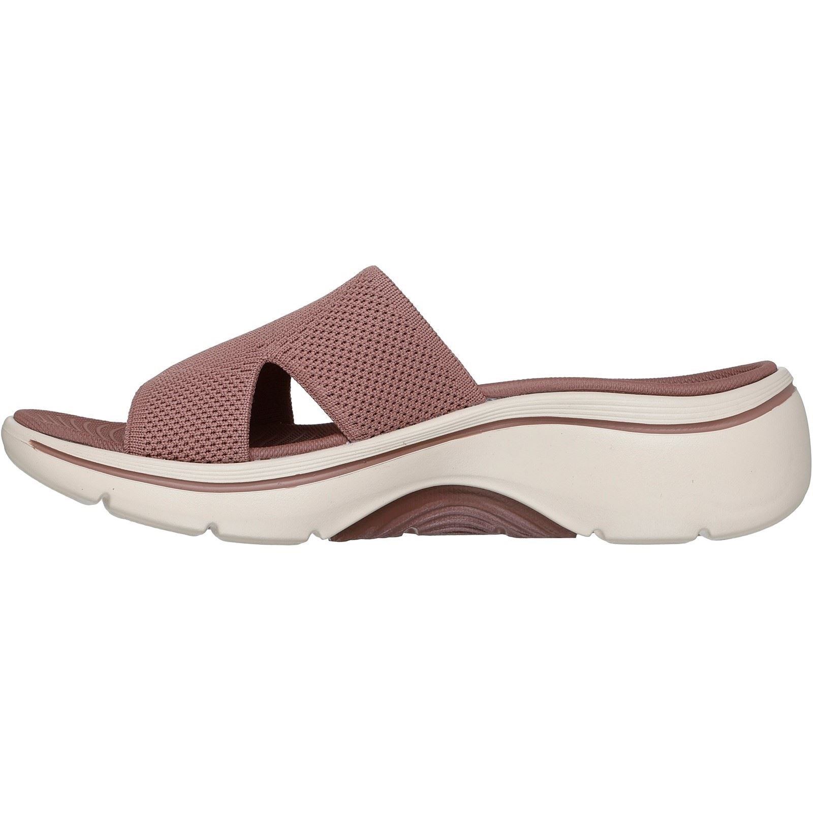 Skechers Go Walk Arch Fit 2.0 Sandales Marron Pour Femmes En Textile
