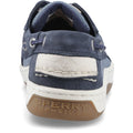 Sperry Billfish 3 Eye Chaussures Bateau Pour Hommes En Cuir Bleu Marine