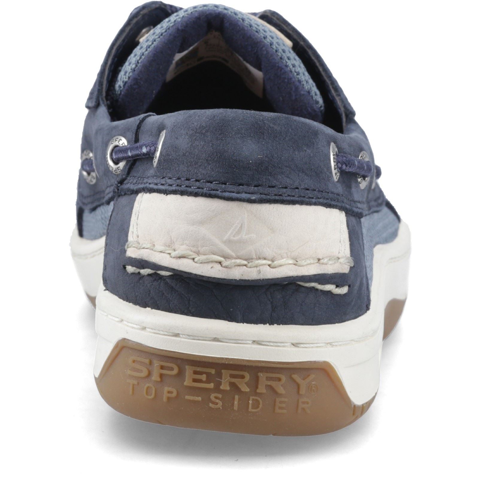 Sperry Billfish 3 Eye Chaussures Bateau Pour Hommes En Cuir Bleu Marine