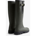Hunter Downpour Adjustable Boot Bottes En Caoutchouc Pour Femmes, Couleur Olive Foncé/Noir
