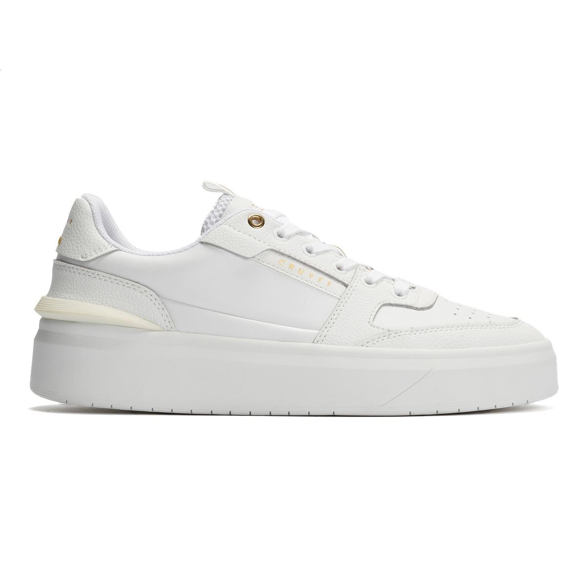 Cruyff Endorsed Tennis Baskets Blanches En Cuir Pour Hommes