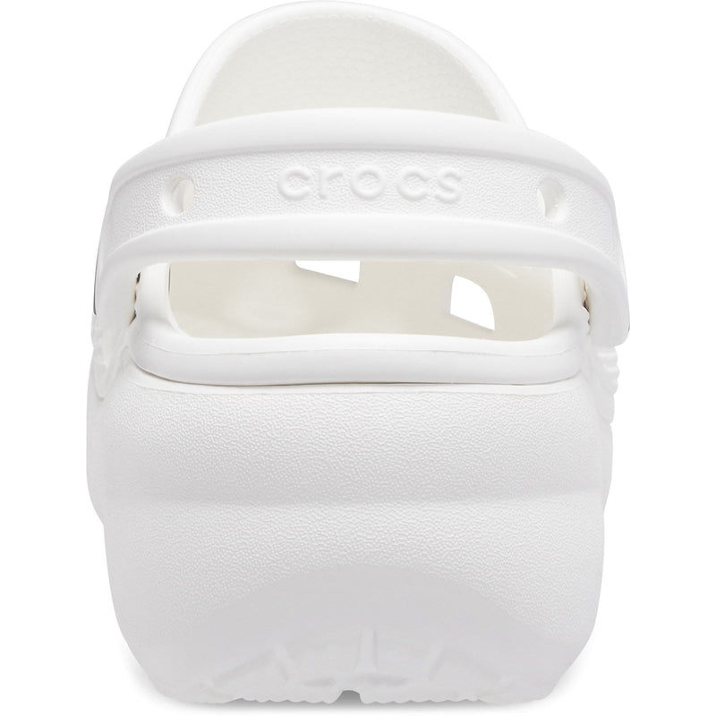 Crocs Classic Platform Sabots blancs pour femme en thermoplastique